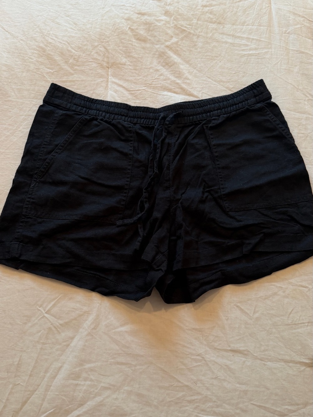 J. Crew Women’s Black Drawstring Lounge Shorts